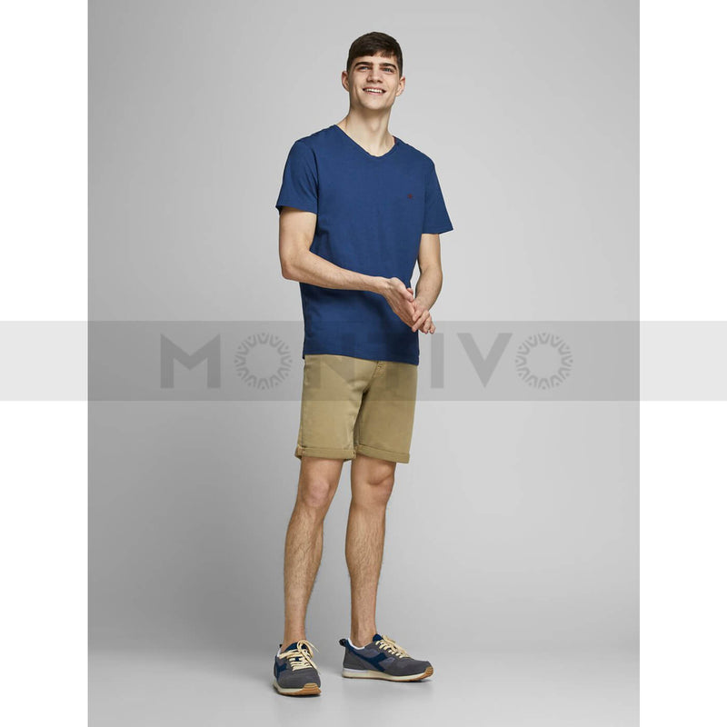 JJ Beige Denim Shorts | Montivo Pakistan