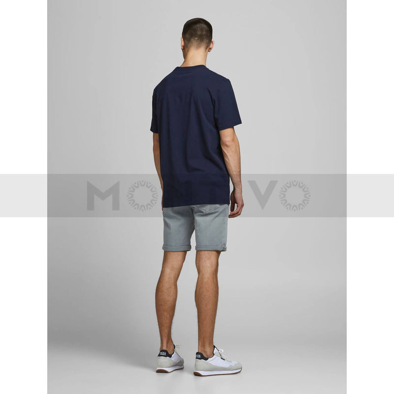 JJ Grey Blue Denim Shorts | Montivo Pakistan