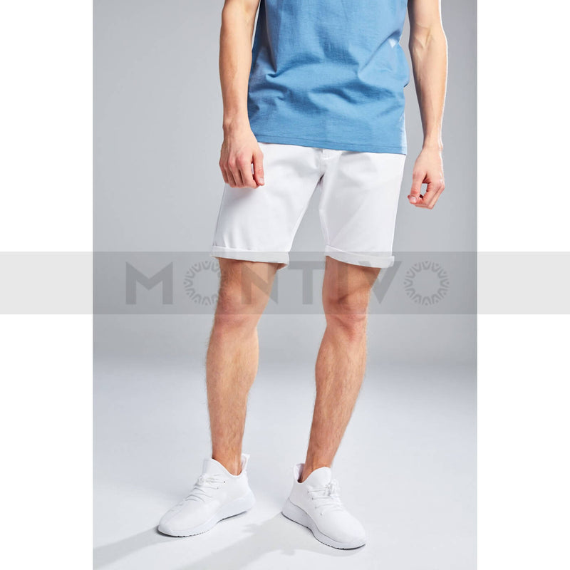 Smog White Cotton Shorts | Montivo Pakistan