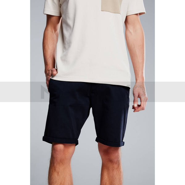 Smog Navy Cotton Shorts | Montivo Pakistan
