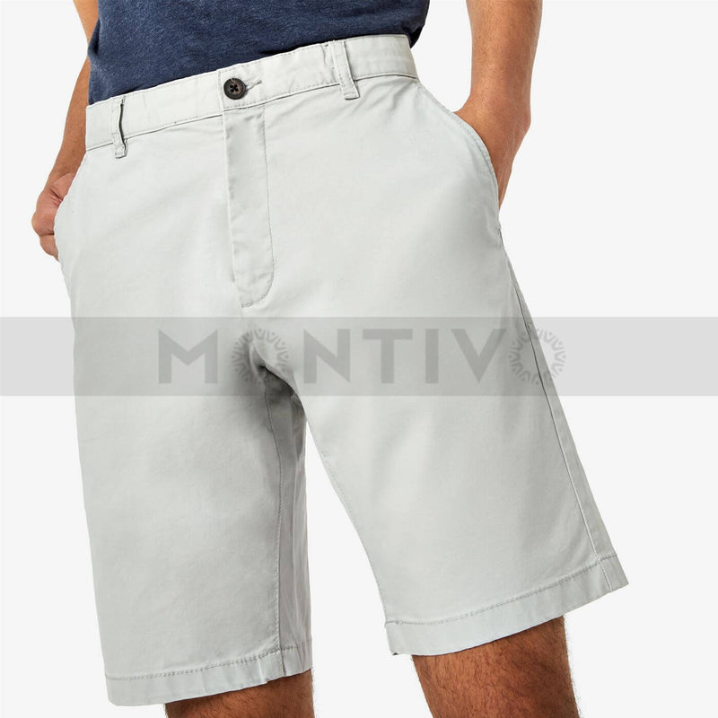 JW White Grey Slim Fit Chino Shorts | Montivo Pakistan