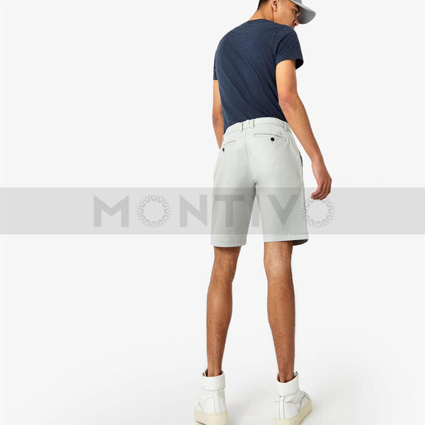 JW White Grey Slim Fit Chino Shorts | Montivo Pakistan