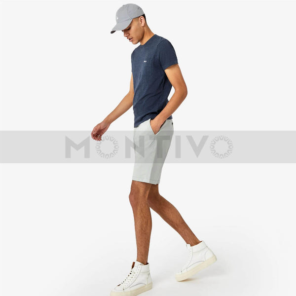 JW White Grey Slim Fit Chino Shorts | Montivo Pakistan