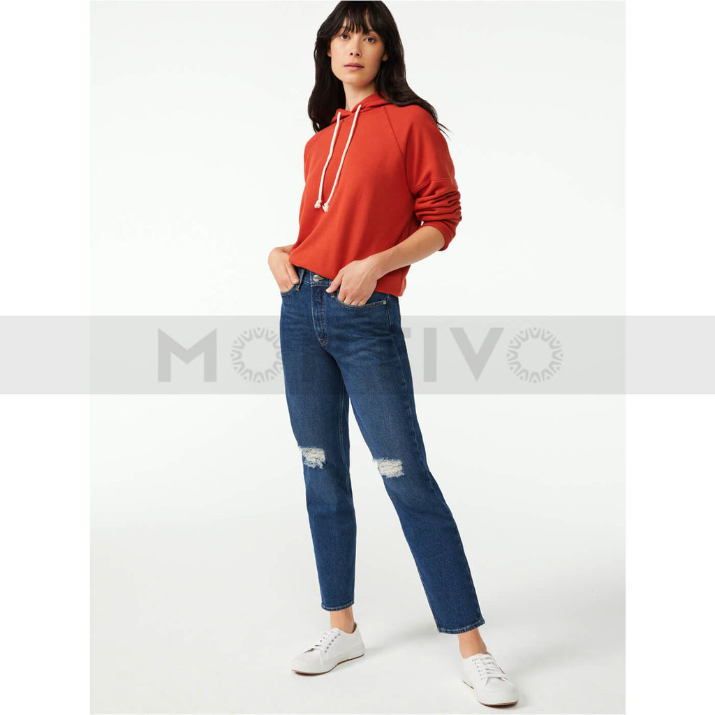 FA 90s Straight Ripped Mid Rise Jeans | Montivo Pakistan