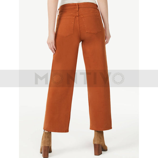 FA Brown Brick Wide Leg Jeans | Montivo Pakistan