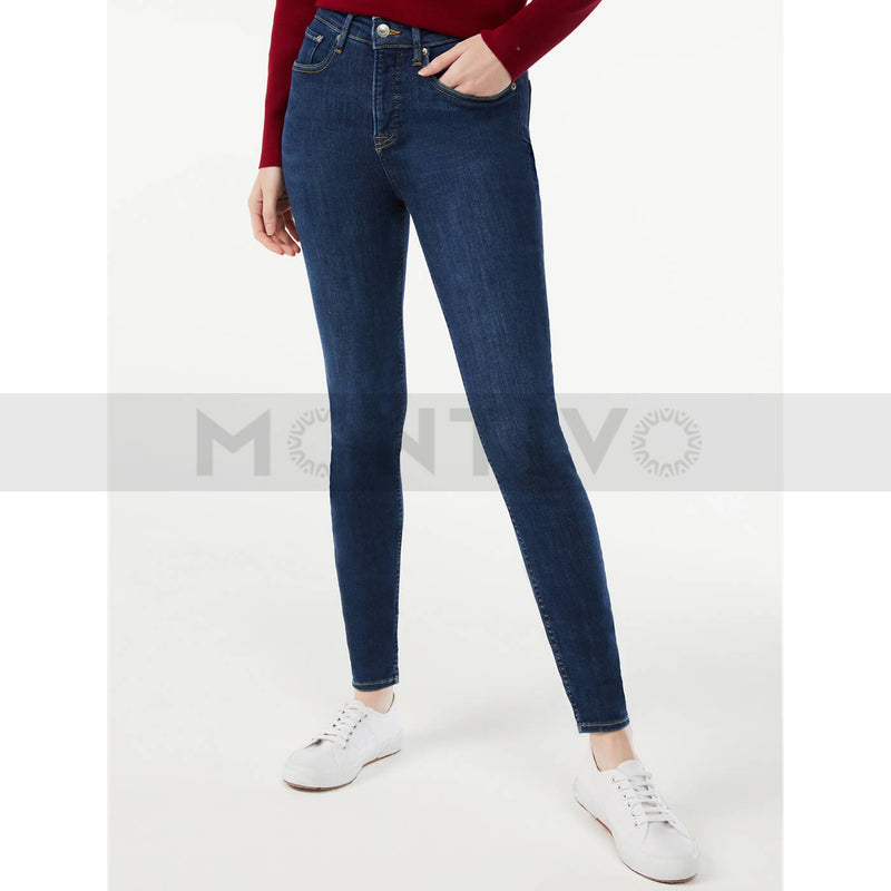 FA High Rise Blue Jeans | Montivo Pakistan