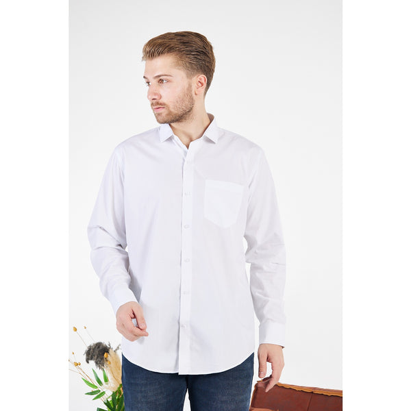 White Blue Lining Slim Fit Shirt | Montivo Pakistan
