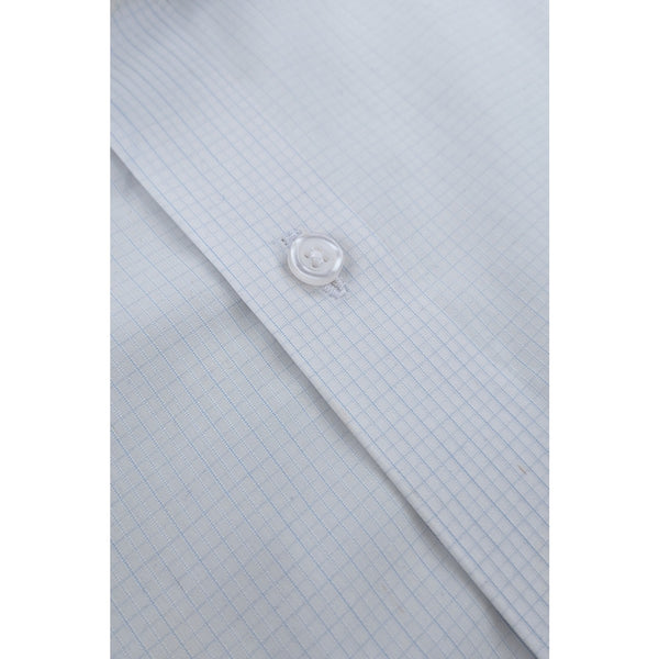 White Blue Lining Slim Fit Shirt | Montivo Pakistan