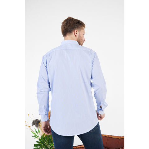 Blue Lining Slim Fit Shirt | Montivo Pakistan