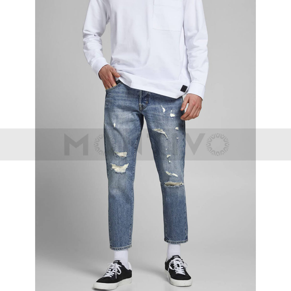 JJ Cropped Frank Jeans | Montivo Pakistan