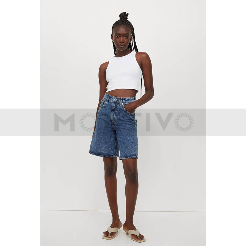 HM Wide Bermuda High Waist Shorts | Montivo Pakistan