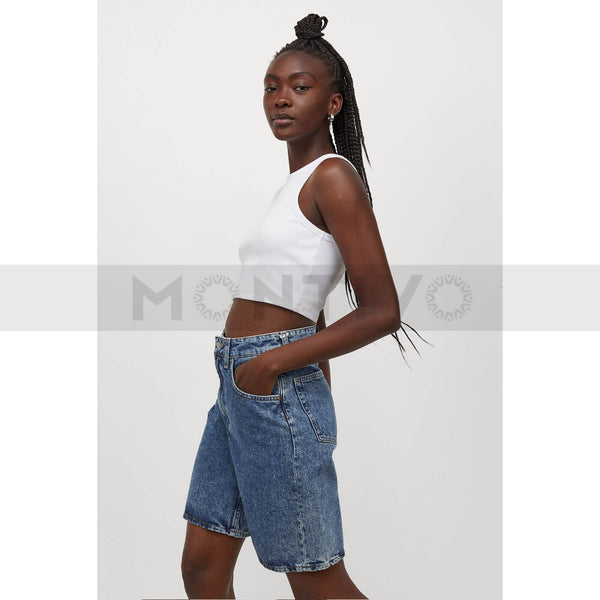 HM Wide Bermuda High Waist Shorts | Montivo Pakistan
