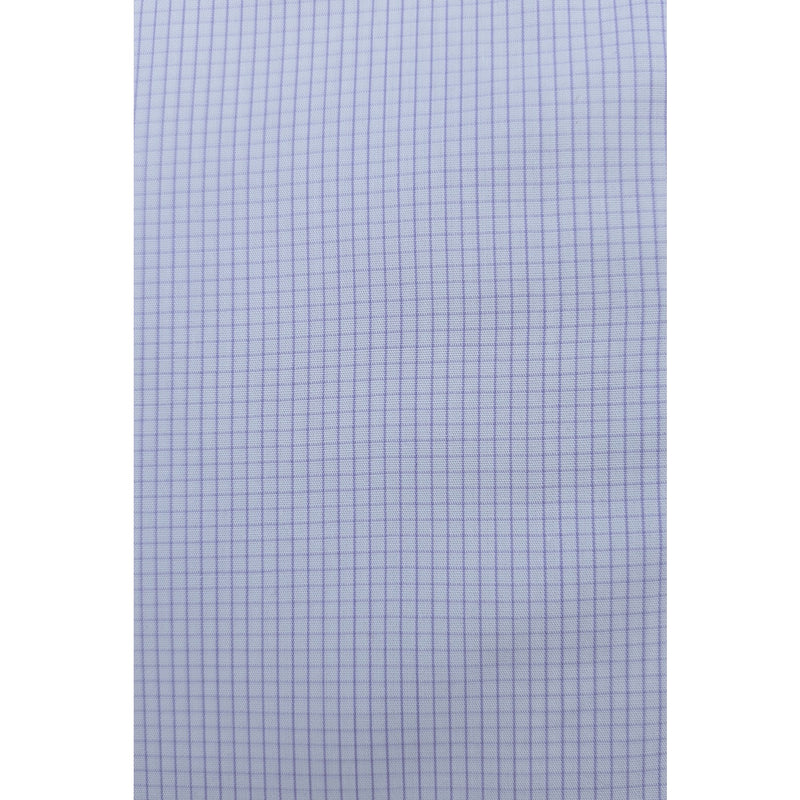 White Microcheck Slim Fit Shirt | Montivo Pakistan