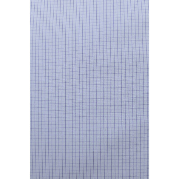 White Microcheck Slim Fit Shirt | Montivo Pakistan