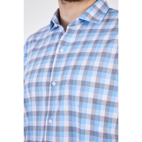Gingham Check Slim Fit Shirt | Montivo Pakistan