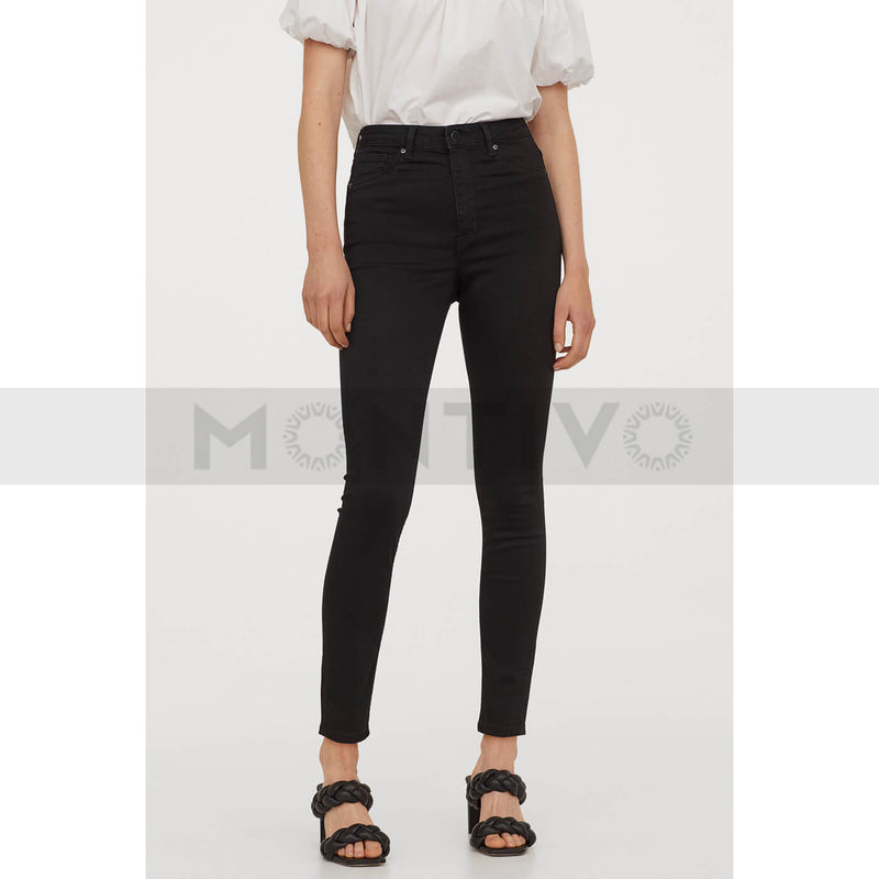HM Black Curvy High Waist Jeggings | Montivo Pakistan