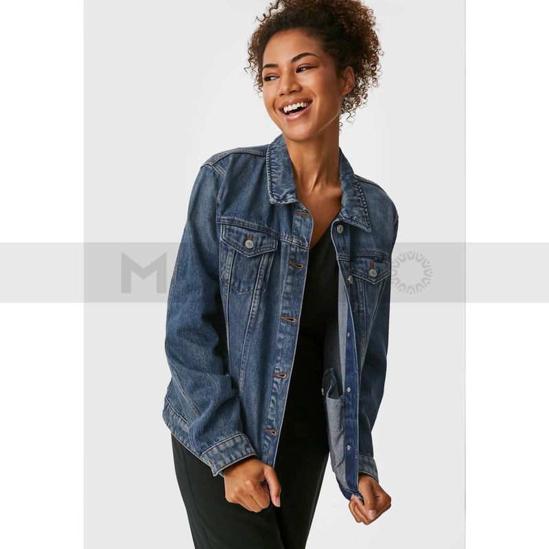 CA Vitange Blue Denim Jacket | Montivo Pakistan