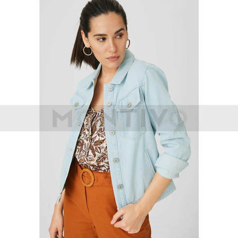 CA Light Blue Denim Jacket | Montivo Pakistan