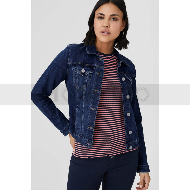 CA Dark Blue Denim Jacket | Montivo Pakistan