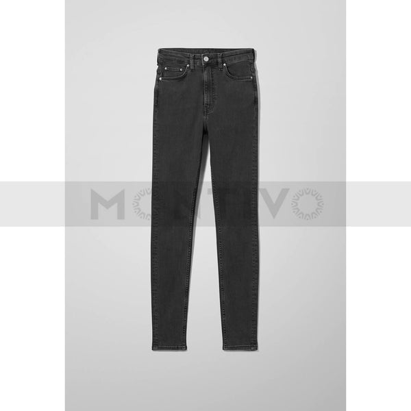 Weekday Extra High Skinny Charcoal Jeans | Montivo Pakistan