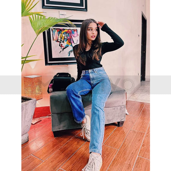 TW Two Tone Mom Fit Jeans | Montivo Pakistan