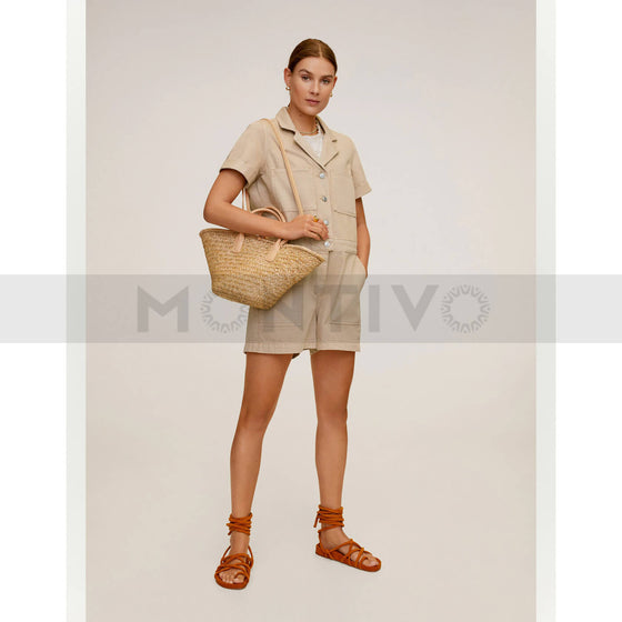 MNG Marta Short Denim Dress | Montivo Pakistan