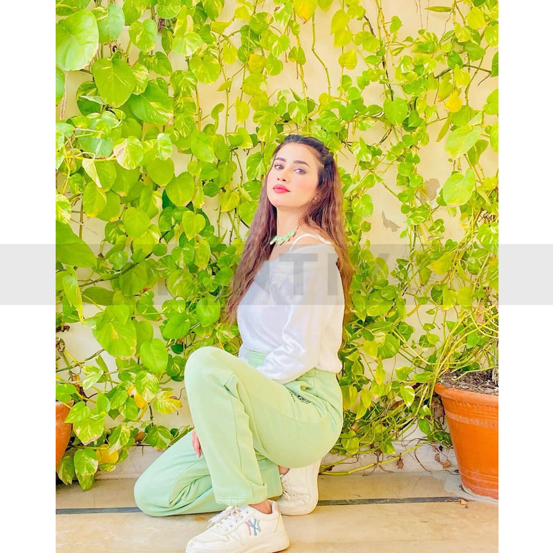 RB Oversized Light Green Trousers | Montivo Pakistan