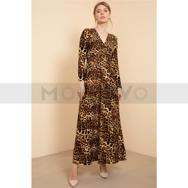 Animal Skin Long Dress | Montivo Pakistan