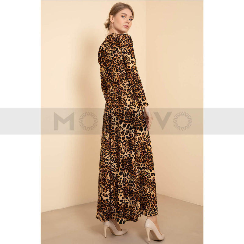 Animal Skin Long Dress | Montivo Pakistan