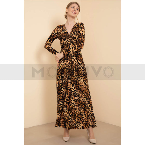 Animal Skin Long Dress | Montivo Pakistan