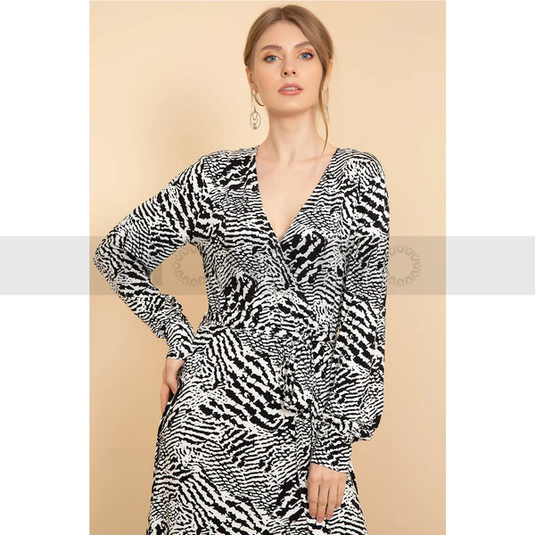 Belted Long Dress | Montivo Pakistan