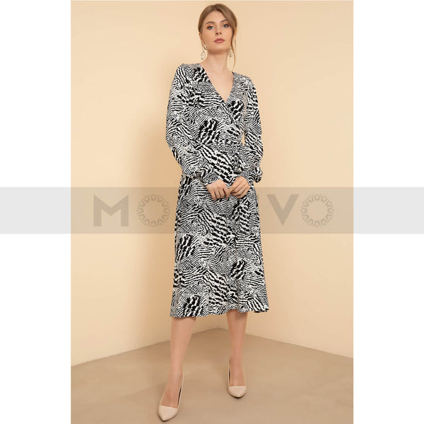 Belted Long Dress | Montivo Pakistan