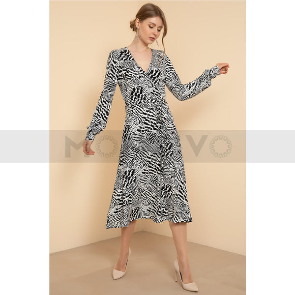 Belted Long Dress | Montivo Pakistan