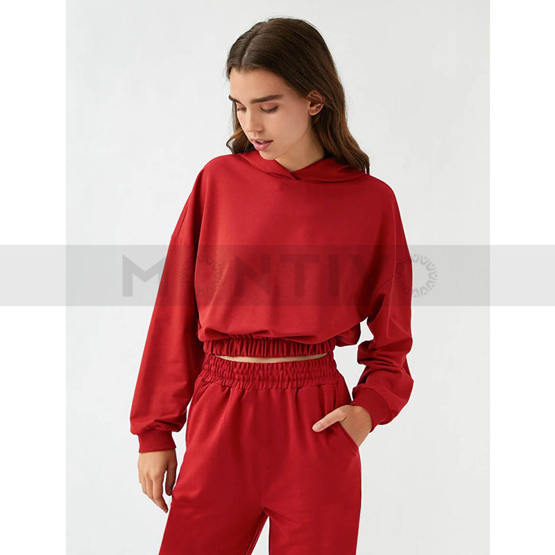 Red Oversized Co-Ord Set | Montivo Pakistan
