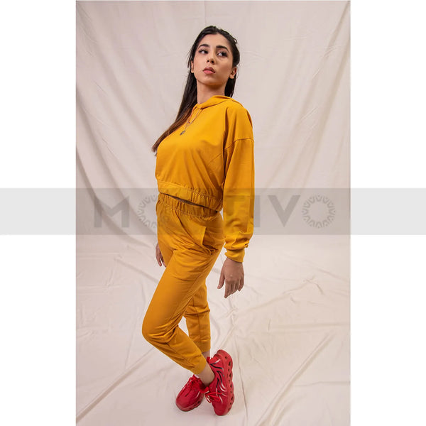 Gold Oversized Co-Ord Set | Montivo Pakistan