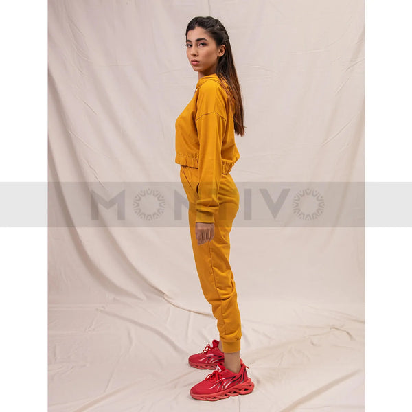 Gold Oversized Co-Ord Set | Montivo Pakistan