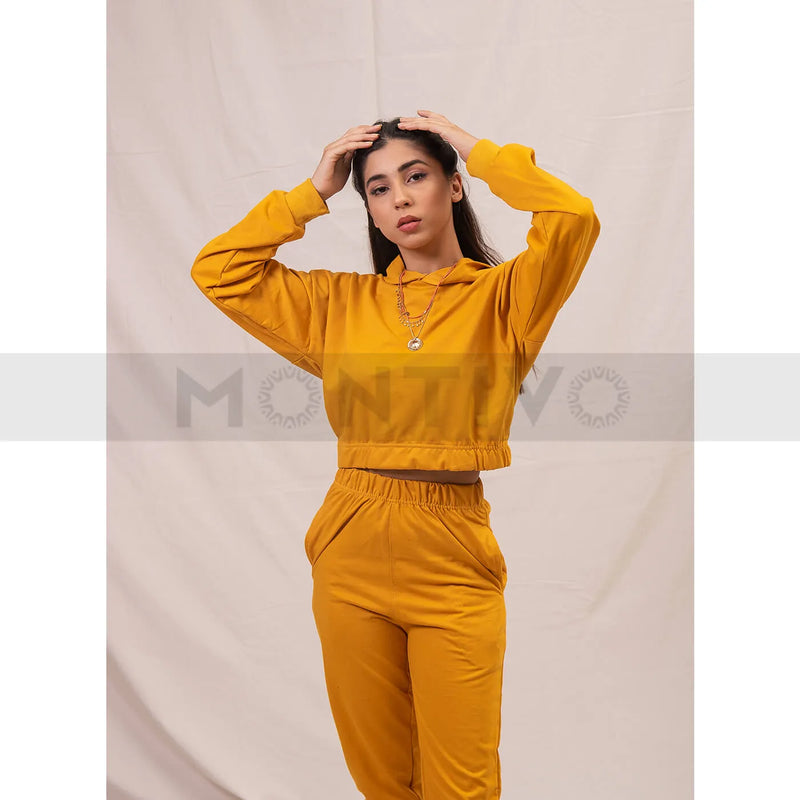 Gold Oversized Co-Ord Set | Montivo Pakistan