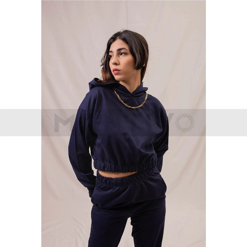 Navy Blue Oversized Co-Ord Set | Montivo Pakistan