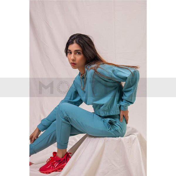 Light Blue Co-Ord Set | Montivo Pakistan