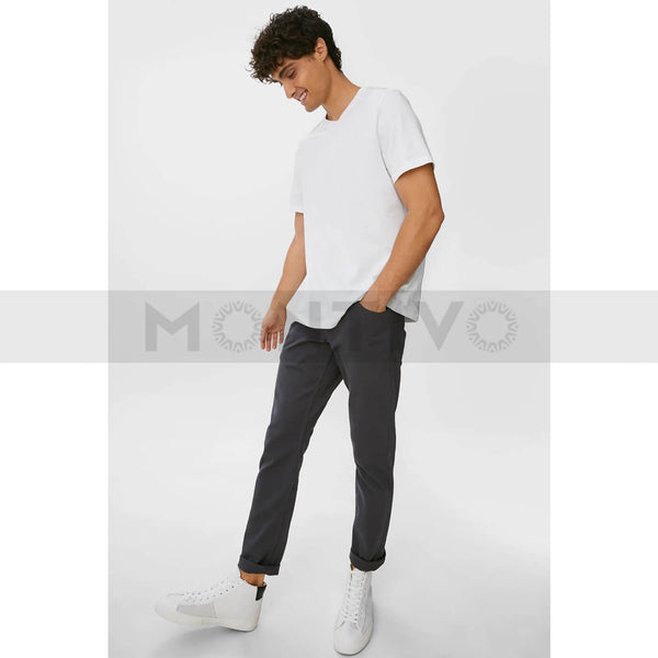 CA Denim Grey Slim Pants | Montivo Pakistan