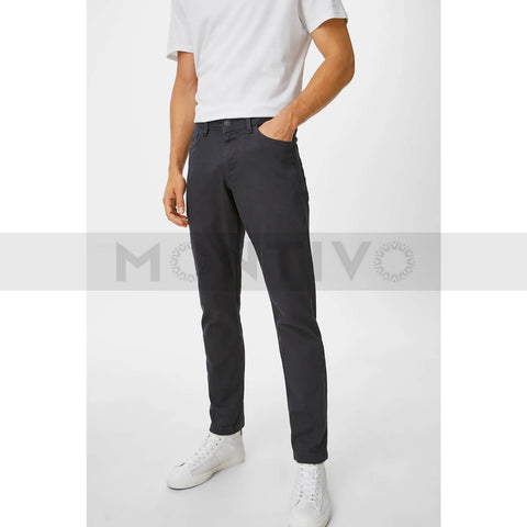 CA Denim Grey Slim Pants | Montivo Pakistan