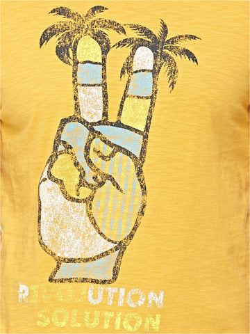 OVS Yellow Short Sleeve T-Shirt | Montivo Pakistan