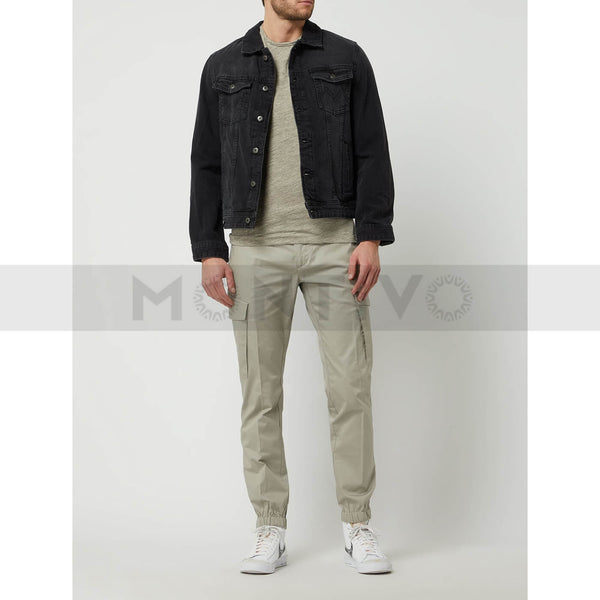 Mcneal Charcoal Denim Jacket | Montivo Pakistan