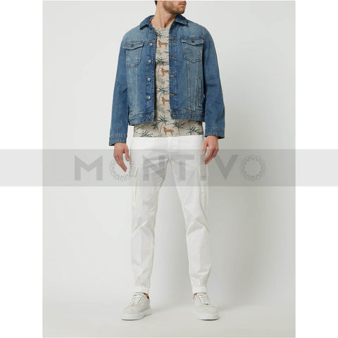 Mcneal Blue Denim Jacket | Montivo Pakistan