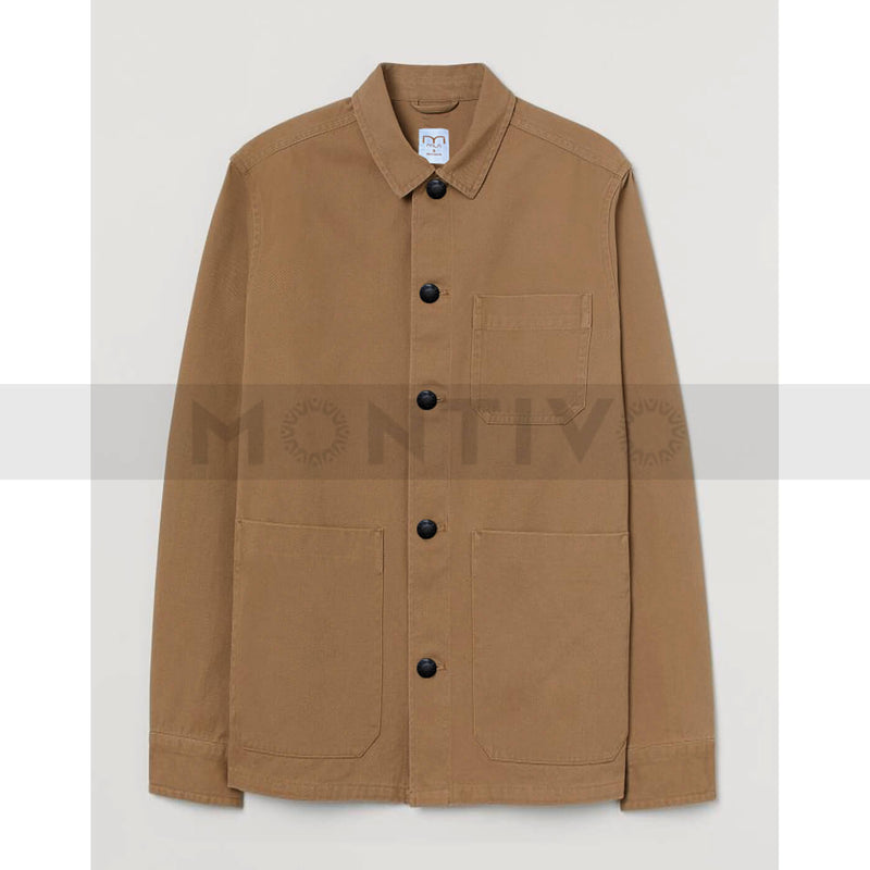 Beige Regular Denim Shirt Jacket | Montivo Pakistan
