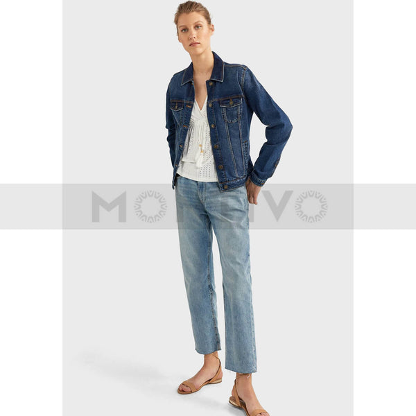 MLN Women Blue Denim Jacket | Montivo Pakistan