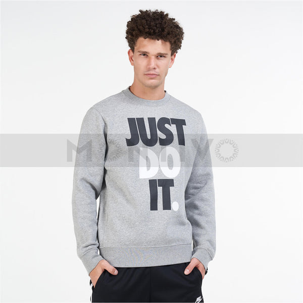 NKE Grey Just Do It Sweatshirt | Montivo Pakistan