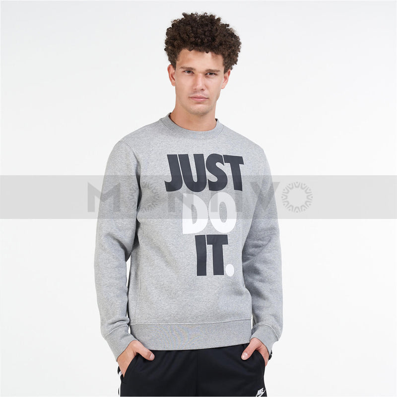 NKE Grey Just Do It Sweatshirt | Montivo Pakistan