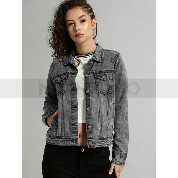 RVW Grey Denim Jacket | Montivo Pakistan