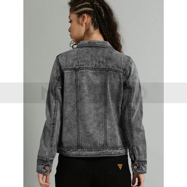 RVW Grey Denim Jacket | Montivo Pakistan